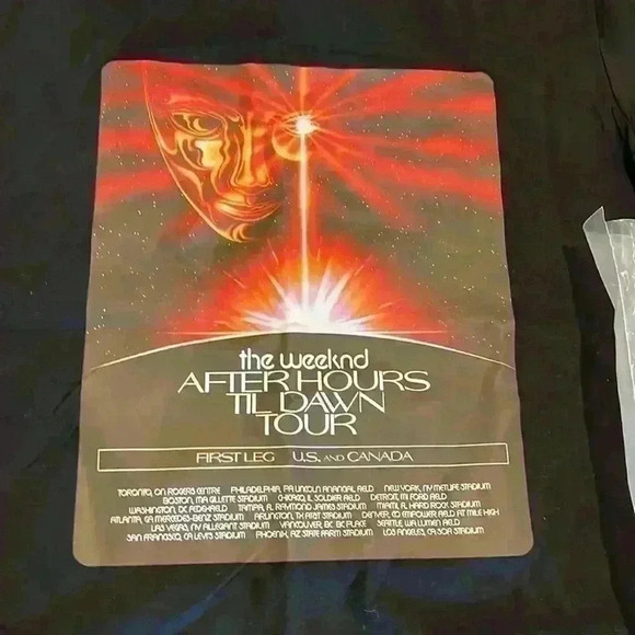 The weekend after hours till dawn tour shirt new sz small with bag - Picture 2 of 6